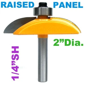 1 pieza 1/4" Sh. 2" de diámetro. Broca de enrutador de borde base y panel elevado convexo Cove sct-888  - Imagen 1 de 12
