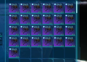 Ark Survival Ascended - ¡10x 124 sillines Armor Rex! Armadura siempre 100 % tapada - Imagen 1 de 1