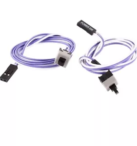 Reset Switch Motherboard Cable 2 Pack PC Power On Off Button Power Supply - Picture 1 of 1