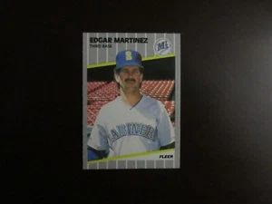 1989 Fleer Edgar Martinez Rookie Card - Card #552 - HOF - Picture 1 of 4