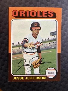 nm Jesse Jefferson #539 1975 Topps Mini Baltimore Orioles baseball - Picture 1 of 2