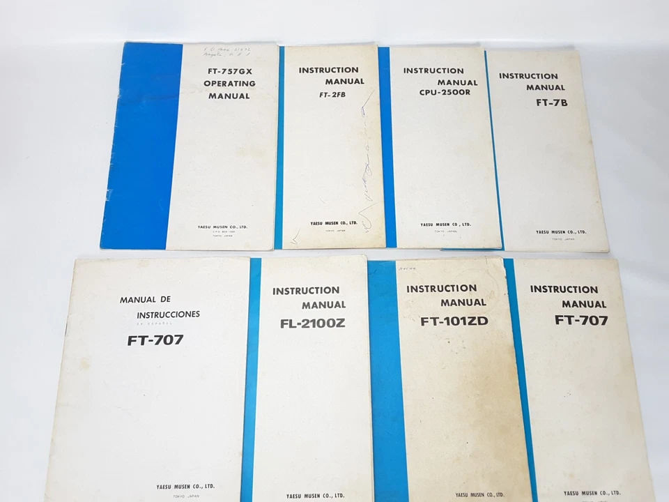 YAESU ИНСТРУКЦИИ И БРОШЮРА ДЛЯ FT747GX/707/101ZD И БОЛЕЕ - Изображение 1 из 4