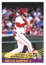 2018 Donruss #270 Bryce Harper NM-MT Nationals Retro 1984