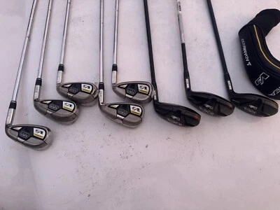RH Adams Idea Tech V3 Hybrid Iron Set 7-GW 7 8 9 PW GW Steel Shaft 4,5,6 Hybrid - Image 1 of 4