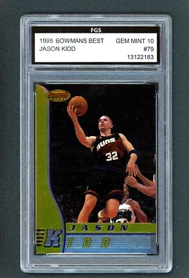 1996-97 Bowman's Best - Jason Kidd #79 Phoenix Suns FGS 10 - Image 1 of 2