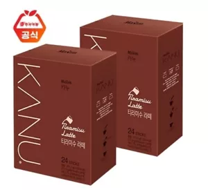 Maxim KANU Tiramisu Latte Korean Instant Coffee Mix 24 Sticks X 17.3g *2 Boxes - Picture 1 of 7
