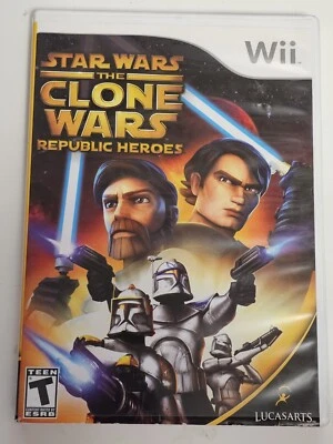 Star Wars: The Clone Wars - Republic Heroes (Nintendo Wii, 2009) - Image 1 of 3