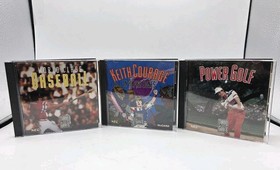 Keith Courage in Alpha Zones Power Golf & World Class Baseball TurboGrafx-16 Lot