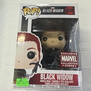 Funko Pop! Vinilo: Marvel - Viuda Negra - Amazon (Exclusivo) #619 - Imagen 1 de 6