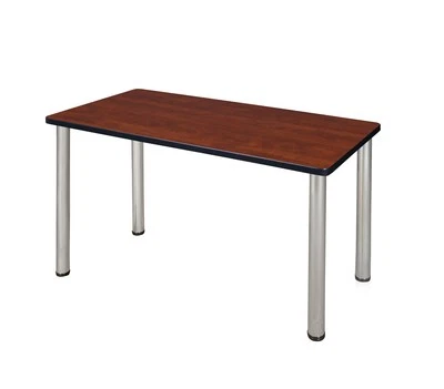 Regency Kee 42 x 24 in. Training Seminar Table Top Black Legs - Image 1 of 3
