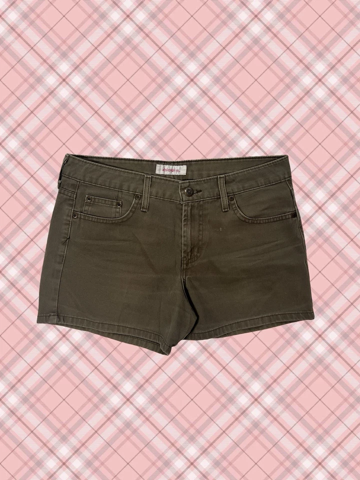 Pantalones Cortos Informales Y2K Xhilaration Tiro Medio Marrón Algodón Talla 7 Años 2000 De Colección Foto 1 de 4