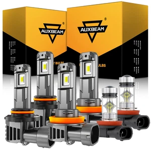 6x Combo 9005+H11+H11 LED Headlight Conversion Kit Bulbs High Low Beam+Fog Light - Picture 1 of 12