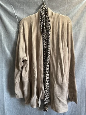 Avenue Cardigan Chaqueta Verde Mujer Talla 26/28 Frente Abierto Vendrá Con Bufanda Foto 1 de 4