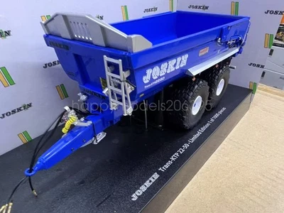UH 1/32 Scale JOSKIN Trans-KTP 22/50 Trailer Blue Diecast Model UH6818 Gift - Image 1 of 4