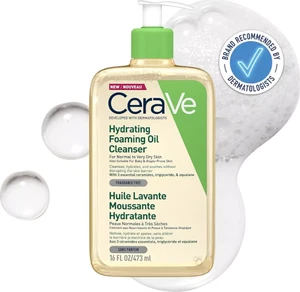 CeraVe Hydrating Foaming Oil Cleanser for Normal to Very Dry Skin 473 ml - Picture 1 of 8