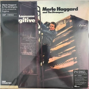 Merle Haggard and The Strangers I'm A Lonesome Fugitive Exclusive Burgundy Vinyl - Picture 1 of 6