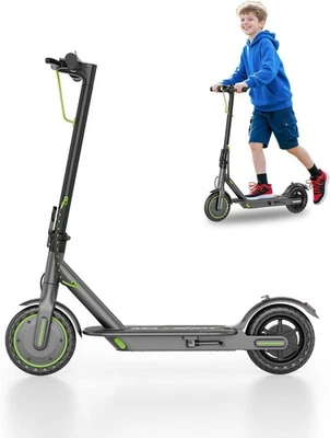 MAXSHOT Electric Scooter 350W 19 MPH 12-Mile Range, App, Dual Brakes, 8.5″ Tires