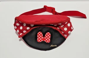 Minnie Mouse Red Polka Dots with Bow Disney Fanny Pack Belt Bag READ - Picture 1 of 14