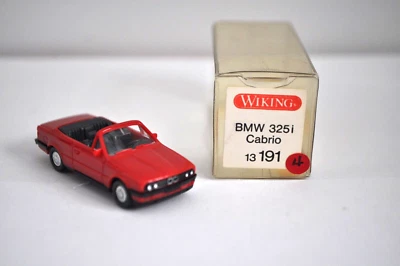Wiking 13 191 (191/1A) BMW 320i Cabrio (Rojo) - NUEVO con CAJA Foto 1 de 4