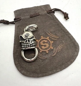 STARLINGEAR Puncher Slickster Pendant Sterling Silver 63 Grams New w/pouch - Picture 1 of 13