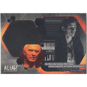 Alias Season 1 INKWORKS Double Agent Insert Card D2 D-2