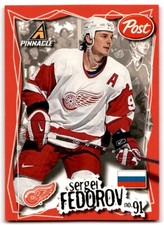1997-98 Pinnacle Post Sergei Fedorov Detroit Red Wings #13
