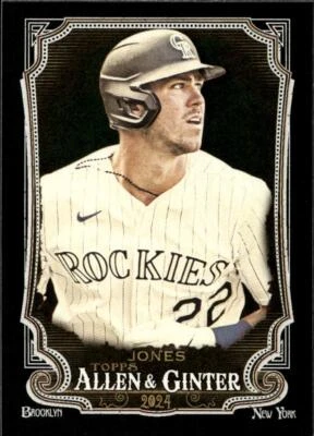 2024 Topps Allen & GInter X #152 Nolan Jones Colorado Rockies - Image 1 of 2
