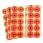 250pcs Paper Target Florescent Orange Target Stickers