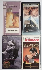 Vhs Titanic + Guardia Del Corpo + Eyes Wide Shut + Via Col Vento Lotto - Imagen 1 de 9
