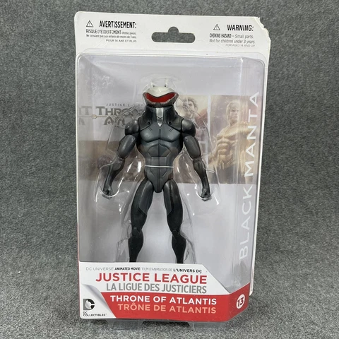 DC Collectibles Throne of Atlantis Black Manta 7" Action Figure - Sealed Cover