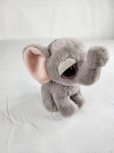Aurora Elephant Dreamy Eyes Plush Stuffed Animal Mini 5” Big Eyes Safari Toy - Picture 1 of 7