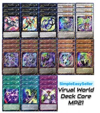 🔥 Yugioh 39x Card VIRTUAL WORLD DECK MP21 Lulu Laolao Nyannyan Jiji Shenshen NM