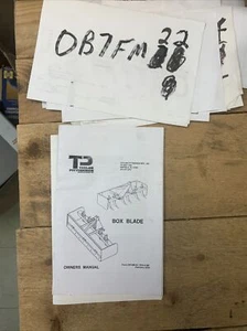 Taylor Pittsburgh Box Blade Operators Manual with Parts Catalog - Picture 1 of 6