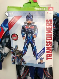 Transformers Optimus Prime Halloween Costume W Muscles Toddlers Boy Size 2T GY - Picture 1 of 12