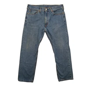 Jeans Levis 505 Para Hombre 36x30 Azul Denim Pierna Recta Cremallera Mosca Clásico Estilo EE. UU. - Imagen 1 de 12