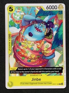 One Piece OP07-102 Jinbe English - 500 Years In The Future - Picture 1 of 2