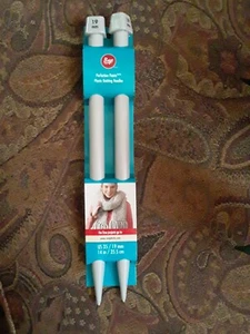 Boyce Perfection Points Plastic Knitting Needles Size US 35 (19 mm) x 14 inches  - Picture 1 of 1