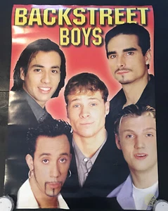 "Póster de los Backstreet Boys de The Alternative Picture Company Inglaterra nuevo de lote antiguo 33""x23""" - Imagen 1 de 8