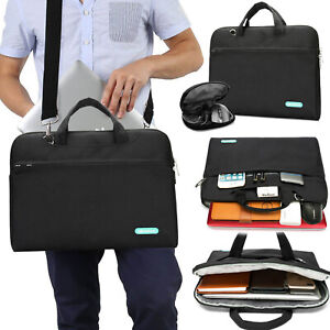 New Briefcase For 13 14 15 16 Laptop Waterproof Single Shoulder Bag Unisex USA