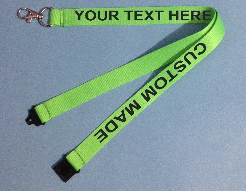 Cordón Verde Neón Impreso Personalizado Ciervo Gallina Negro o Blanco Texto Personalizado NUEVO