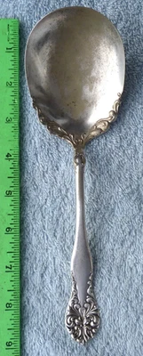 Oneida Leonora silverplate Casserole Serving Spoon 8 3/4" - Image 1 of 2