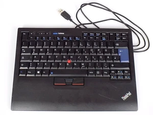 Lenovo SK-8855 ThinkPad USB QWERTZ DE Tastatur German Keyboard mit TrackPoint OK - Bild 1 von 1