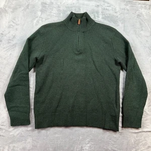 Suéter De Colección Polo Ralph Lauren Lana Merino Pelo de Conejo Hombres Verde Grande ¡MUY RARO! - Imagen 1 de 10
