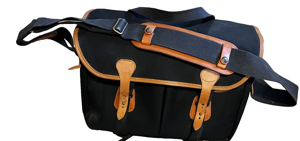 Billingham Hadley 大号 Pro CameraBag 黑色帆布/棕褐色皮革 — 第 1/4 张图片