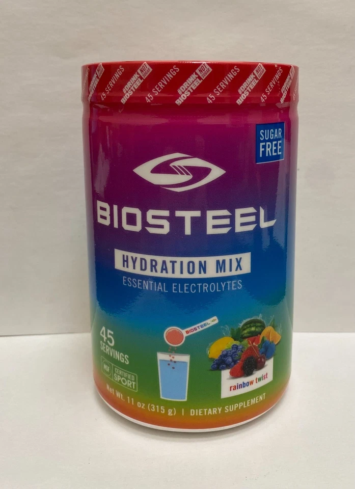 Mezcla de hidratación Biosteel electrolitos esenciales - giro arco iris - 45 porv EXP:01/26 Foto 1 de 1