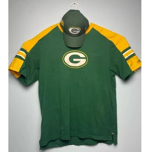 Green Bay Packers Official NFL Jersey 2 XL & Adjustable Cap Hat – Big G Combo - Picture 1 of 8