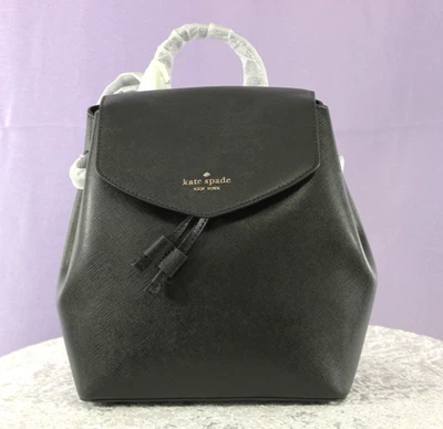 kate spade new york wkr00345 Lizzie Medium Flap Backpack - Black - Image 1 of 4