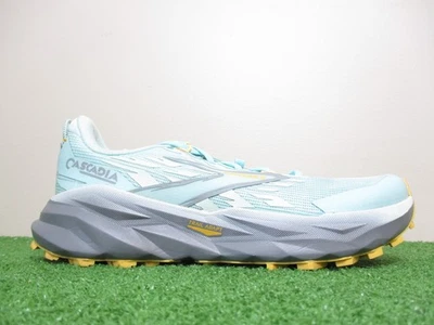 Brooks Cascadia 19 Womens Size 9 Medium B Clearwater Grey Apricot 1204461B437 - Image 1 of 4