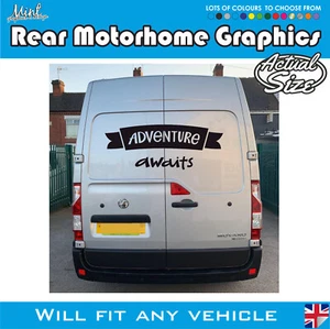 Calcomanía gráfica Vauxhall Movano LWB L3 4 trasera autocaravana cámper furgoneta 040 - Imagen 1 de 4
