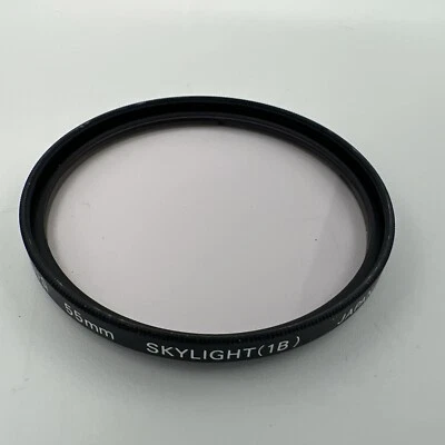 55mm Hoya Skylight 1B Glass Lens Filter Japan Genuine 55 mm sklight1B E55 E-55 - Image 1 of 4